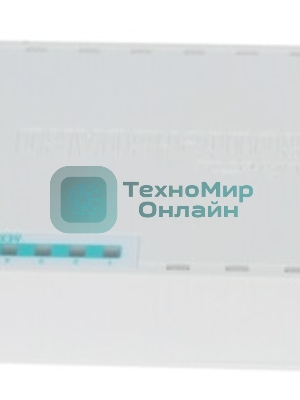 Роутер MikroTik RB750Gr3 hEX (RouterOS L4) with power supply and case 5 port 10/100/1000 гигабитный высокопроизводительный Ethernet