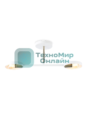 Светильник Ambrella light TR8222/2 WH/SB белый/бронза E27/2 max 40W 510*165*190