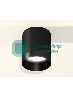 Светильник Ambrella Light XS6302021 SBK/PBK черный песок/черный полированный MR16 GU5.3 (C6302, N6131)
