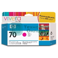 Картридж струйный HP №70 C9453A пурпурный для HP DJ Z2100/Z3100 (130мл)