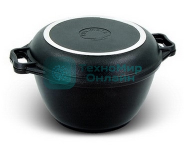 КУКМОР К-34а 3,0л. Казан с крышкой-сковородой 3 л АП      