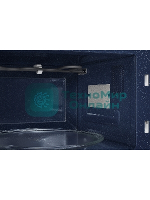 Микроволновая печь Samsung MG23T5018AN/BW голубой, 23 л, 800 Вт, переключатели - сенсор