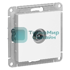 Механизм розетки TV AtlasDesign оконечный 1DB белый SchE ATN000191