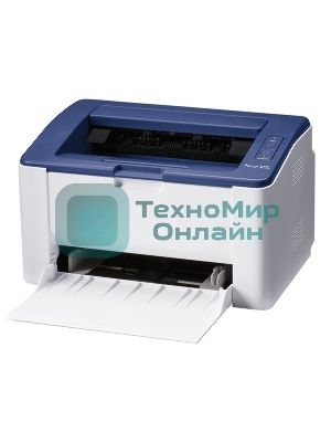 Принтер лазерный Xerox Phaser 3020 (P3020BI#), A4, ч/б, печ. до 20 стр/мин., 1200 x 1200 dpi, USB, Wi-Fi