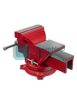 Тиски слесарные Matrix, 125 мм, поворотные, с наковальней