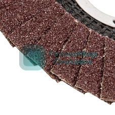 Круг лепестковый Сибртех торцевой, конический, Р 40, 125 х 22,2 мм