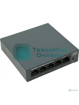 Коммутатор TP-Link 5 ports Giga Unmanagement switch, 5 10/100/1000Mbps RJ-45 ports