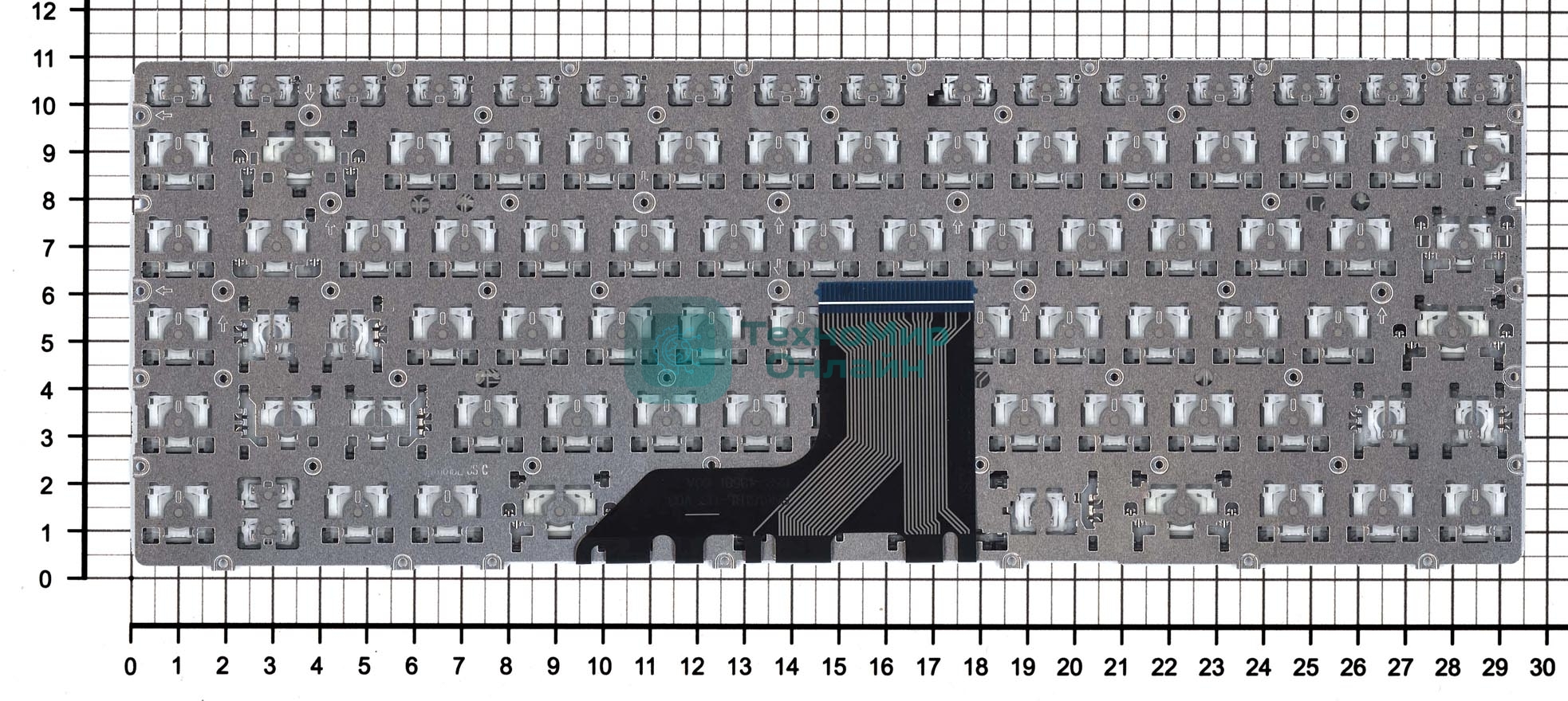 Клавиатура для ноутбука HP Envy 13-AD черная с подсветкой
