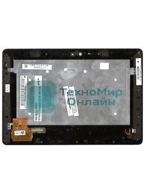 Модуль (матрица + тачскрин) для Asus PadFone 3 A80 Station черный с рамкой