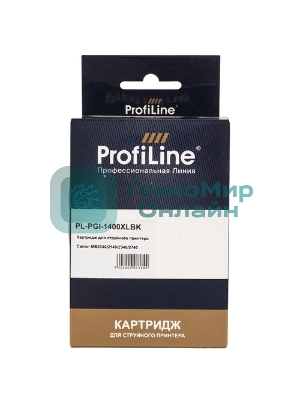 Картридж струйный ProfiLine PL-PGI-1400XLBK для принтеров Canon MB2040/MB2140/MB2340/MB2740 с чернилами Black