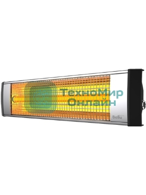 Обогреватель инфракрасный Ballu BIH-L-2.0 серый, кварцевый, 2000 Вт, 25 м2