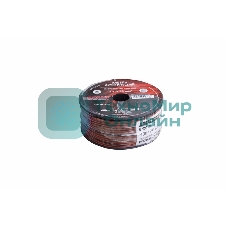 Кабель акустический Rexant 2х0,35 м м красно-черный (бухта 100 м)