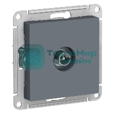 Розетка телевизионная антенная одиночная TV коннектор, механизм ATN000793 Schneider Electric Грифель