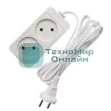 Удлинитель быт. ТМ Союз 1300 Вт 2 гн. ШВВП 3 м 481S-0203