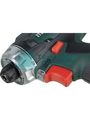 Дрель-шуруповерт Metabo PowerMaxx BS 600984000, 12 В, 2 Ач, 34 Нм, щеточный