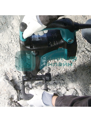 Отбойный молоток Makita HM1213C Молоток отб,SDS-max,1510Вт,25.5Дж,950-1900у\м,10.3кг,чем,АВТ,м\функц бок рукоятка,плавный пуск 