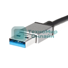 Переходник Telecom USB 3.0 - RJ-45 1000Mbps +3 USB3.0, Aluminum Shell, 0.2м TA311U