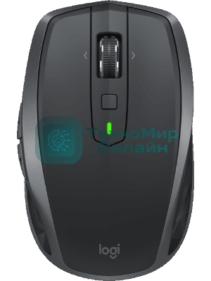 Мышь беспроводная Logitech MX Anywhere 2S графитовый, 4000 dpi, радиоканал, Bluetooth, USB, кнопки - 7