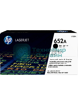 Тонер Картридж HP 652A CF320A черный для HP CLJ M651dn (11000стр.)
