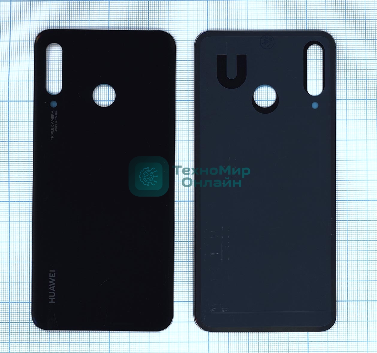 Задняя крышка для Huawei P30 Lite Nova 4E 48MP черный