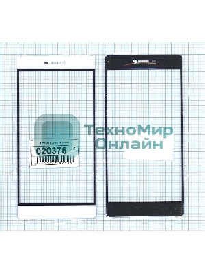 Стекло для Huawei P8 белое