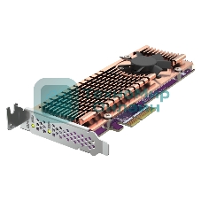 Плата расширения QNAP QM2-2P-344A 2 x M.2 22110 or 2280 PCIe (Gen3 x4) NVMe SSD slots, Low-profile flat and Full-height brackets included.
