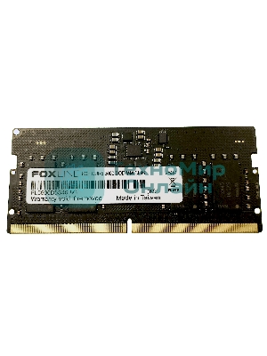 Оперативная память Foxline, DDR5, 8GB (1x8 GB), 5600 MHz, CL46, SO-DIMM