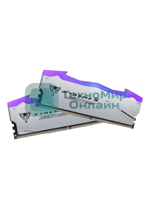 Оперативная память Patriot Viper Xtreme 5, DDR5, 32Gb (2x16Gb), 8000MHz, CL38, DIMM, с радиаторами, RGB, серебристый