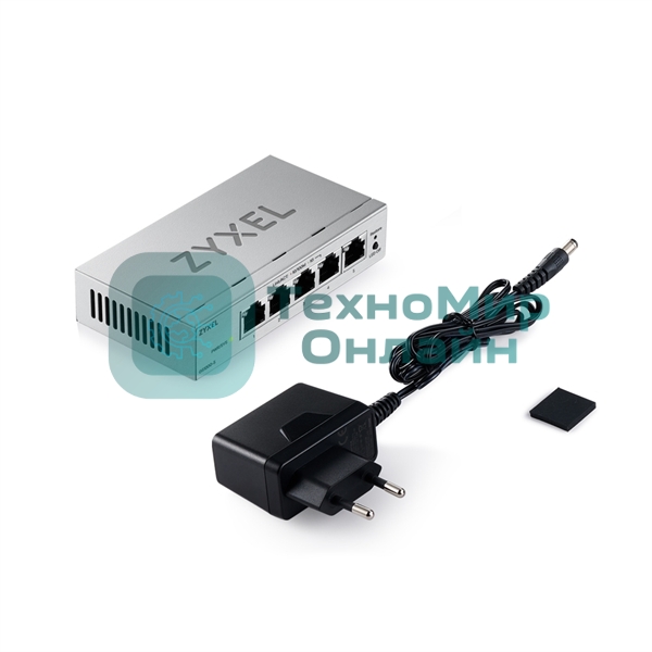 Коммутатор ZYXEL Web-managed Gigabit Switch Zyxel GS1200-5v3, 5xRJ-45: 1G, desktop, fanless