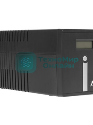 Источник бесперебойного питания PowerMan Smart Sine 1000 черный (Pure Sine Wave/LCD Display/USB/Software/RJ11/45)