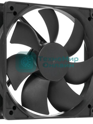 Вентилятор для корпуса Rexant RХ 12025MS 12 VDC черный, 120 мм, 2200 об/мин, 35 дБ, 2 pin