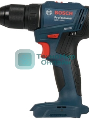 Дрель-шуруповерт Bosch GSR 185-LI, 18 В, 2 Ач, 50 Нм, бесщеточный