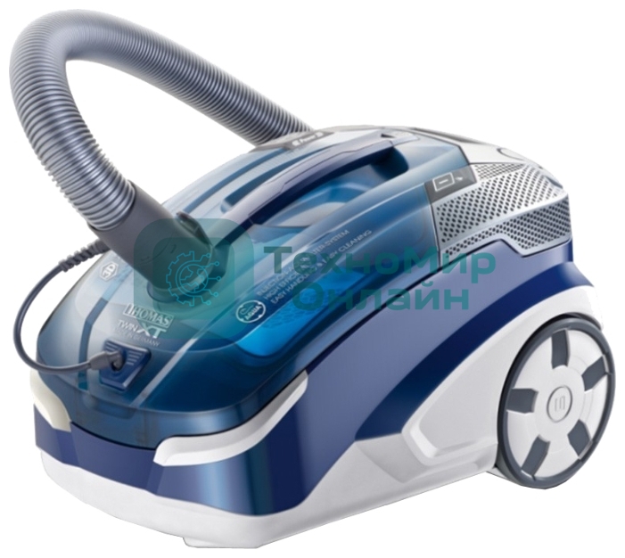 Моющий пылесос Thomas TWIN XT 788565, черный/синий, 325/1700 Вт, уборка влажная/сухая/сбор жидкости, пылесборник контейнер 2.6 л