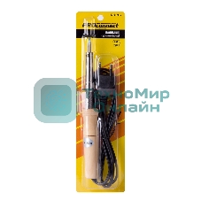 Паяльник ПД PROconnect, 220 В/65 Вт, деревянная ручка, блистер