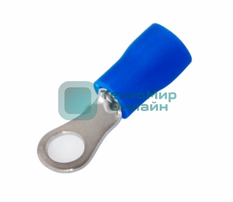 Наконечник кольцевой изолированный Rexant ø 4.3 мм 1.5-2.5 мм² (НКи 2.5-4/НКи2-4) синий