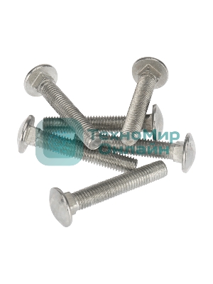 Болт мебельный Kranz DIN 603, 10х50, короб (25 шт./уп.)