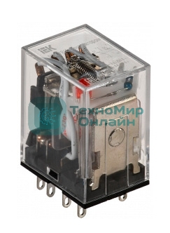 Реле РЭК 78-4(MY4) с инд. 3А 230В АC IEK RRP20-4-03-220A-LED