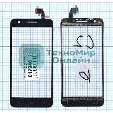 Сенсорное стекло (тачскрин) для Lenovo Vibe C2/Vibe C2 Power (K10A40) черное