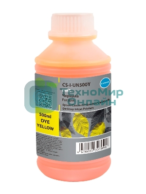 Чернила Cactus CS-I-Un500Y желтый 500мл для HP/Lexmark/Canon/Epson/Brother