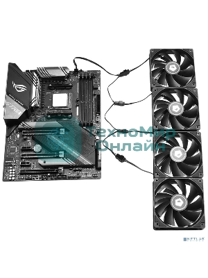 Кабель-разветвитель 1/4 ID-COOLING FS-04 (160шт/кор, 12V, PWM, 4 pin) Retail