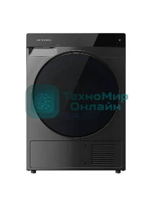 Сушильная машина Kuppersberg DM 590 GR, High-Tech, загрузка 10 кг, 16 программ, тепловой насос, отсрочка старта, реверс барабана, ультрафиолет, сенсорное управление, блокировка от детей, энергоэффективность А+, серый