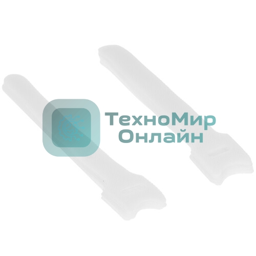 Хомуты-липучки Cablexpert на основе ленты Velcro VT-125x11WT 125 x 11 мм, белые (12 шт.)