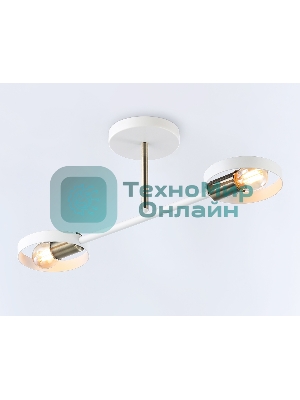 Светильник Ambrella light TR8222/2 WH/SB белый/бронза E27/2 max 40W 510*165*190