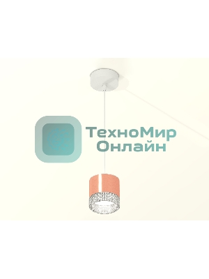 Светильник Ambrella Light XP8122030 PPG/CL/SWH золото розовое полированное/прозрачный/белый песок GX53 (A2331, C8122, N8480)