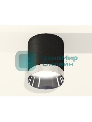 Светильник Ambrella Light XS6302022 SBK/PSL черный песок/серебро полированное MR16 GU5.3 (C6302, N6132)