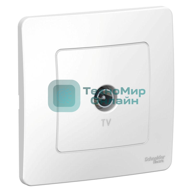 Коннектор TV СП Blanca бел. SchE BLNTS000011