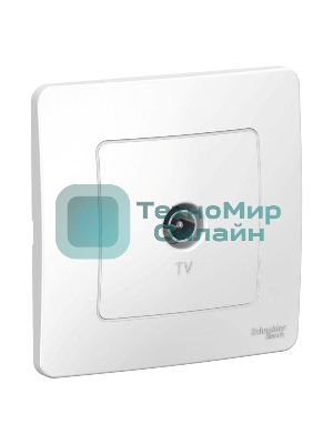 Коннектор TV СП Blanca бел. SchE BLNTS000011