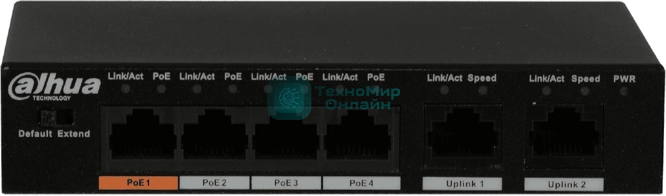 Коммутатор Dahua DH-PFS3006-4ET-60