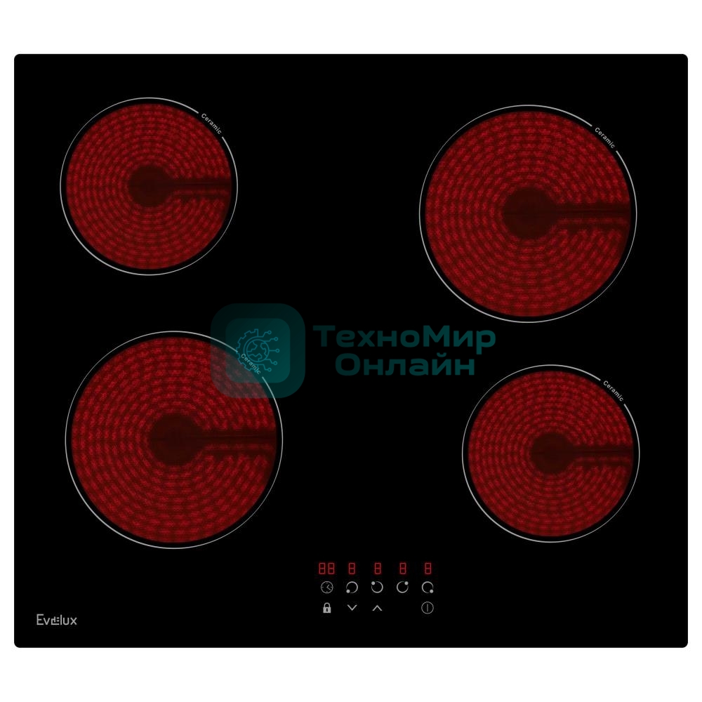Электрическая варочная панель Evelux HEV 640 B