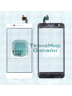 Сенсорное стекло (тачскрин) для Lenovo Vibe C2/Vibe C2 Power (K10A40) белое